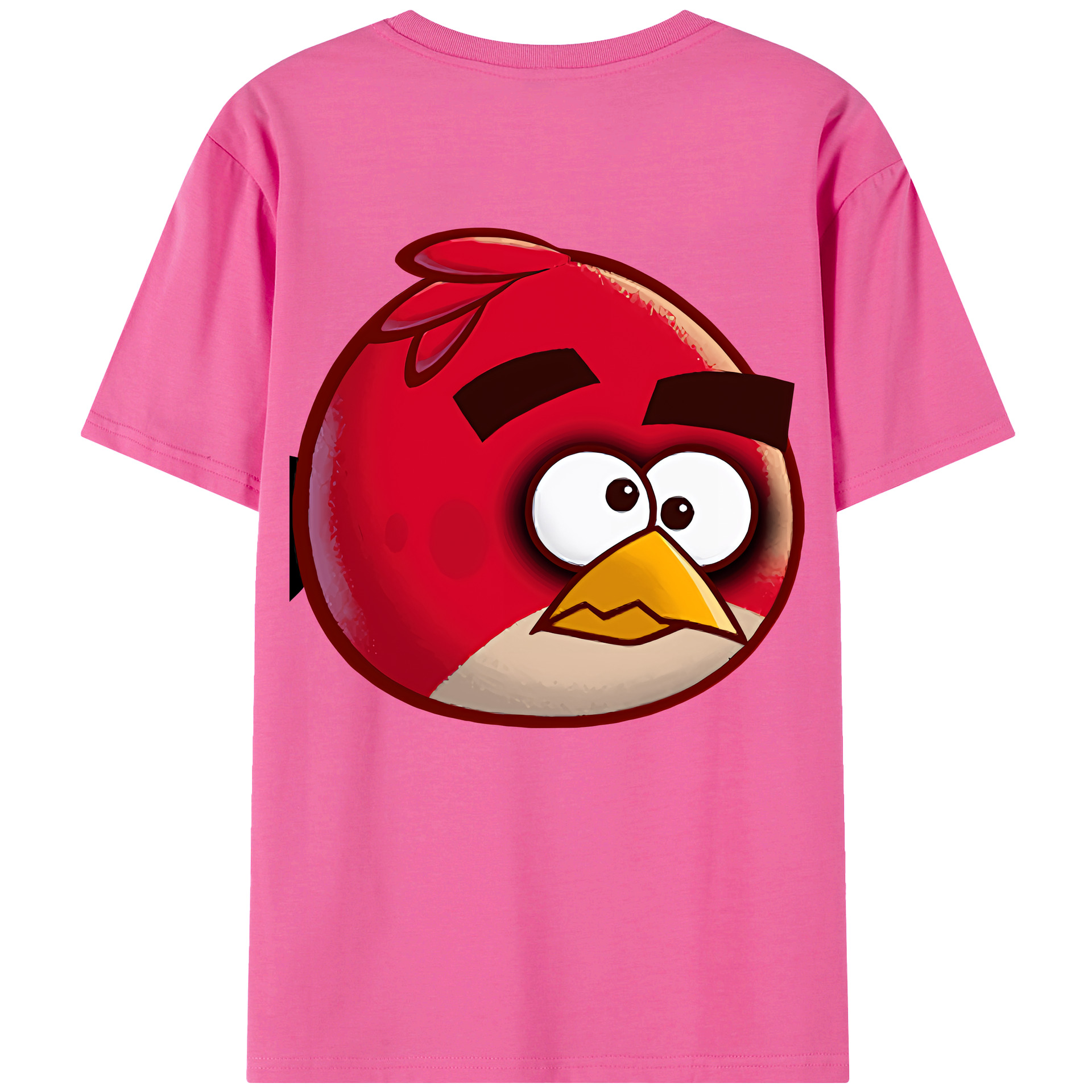 （画像用） Angry Birds アングリーバード レディース半袖Tシャツ(バックプリント)
